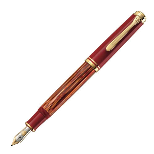 Souveran Series M600 Tortoiseshell Red Dolma Kalem M Uç