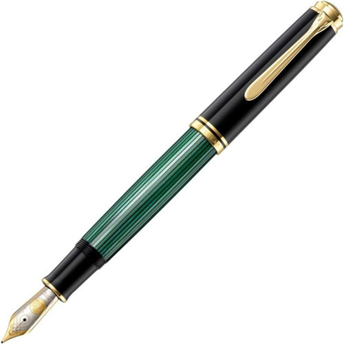 Souveran Serisi M1000 Black Green Fountain Dolma Kalem B Uç