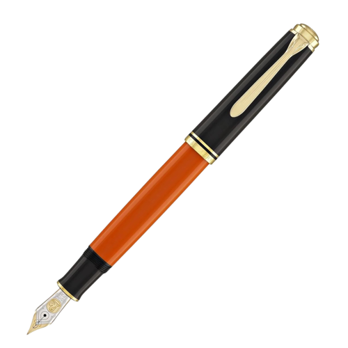 Souveran M800 Burnt Orange Special Edition Fountain Dolma Kalem EF Uç