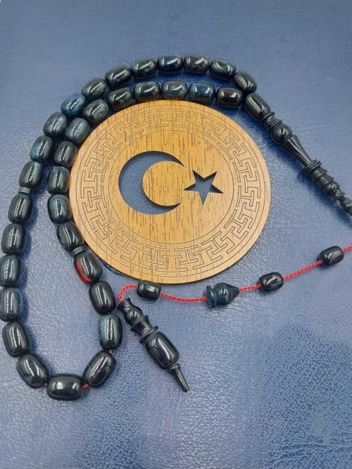 KATALİN KARIŞIK RENKLİ HALKALI İMAME ÖZEL İŞÇİLİK SİSTEMLİ TESPİH