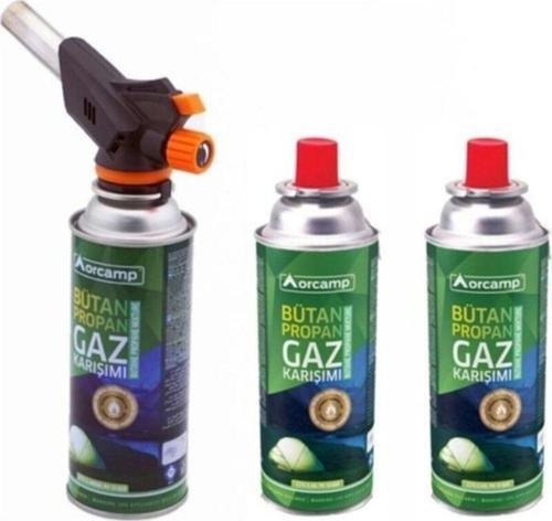 227 gr Kartuş Tüp Çakmaklı Pürmüz Set 3'lü Paket