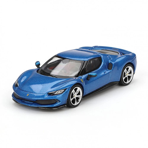 - BBR BBRFER64004 1/64 BBR Ferrari 296 GTB Blu Corsa