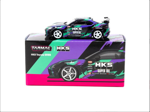 1/64 HKS Toyota GR86 Black - GLOBAL64 T64G-038-BK