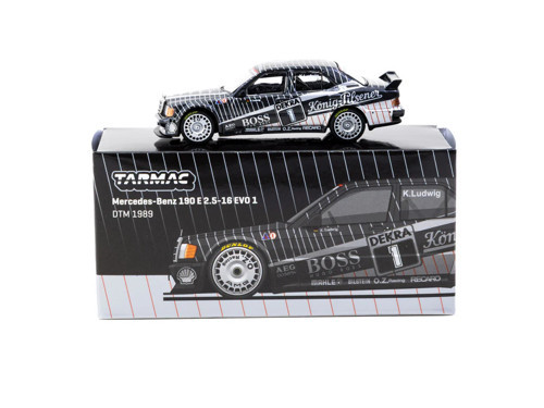 1/64 Mercedes-Benz 190 E 2.5-16 EVO 1 #01 - GLOBAL64 T64G-057-89DTM01
