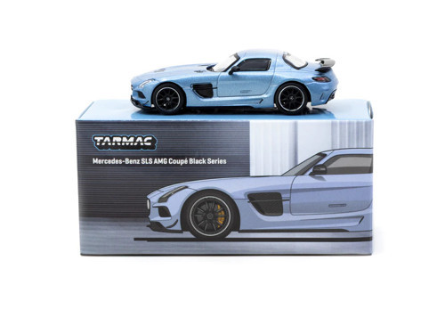 1/64 Mercedes-Benz SLS AMG Coupé Black Series Matte Blue - GLOBAL64