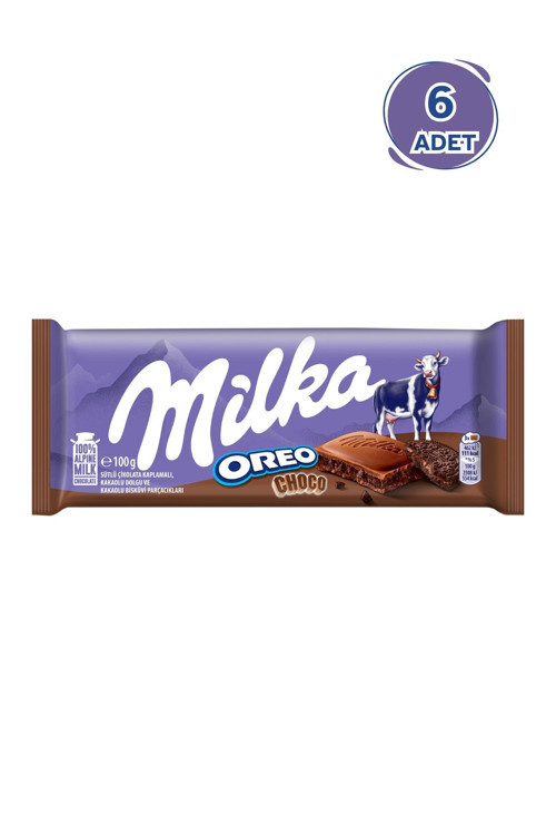 Milka Oreo Choco Tablet Çikolata 100g - 6 Adet