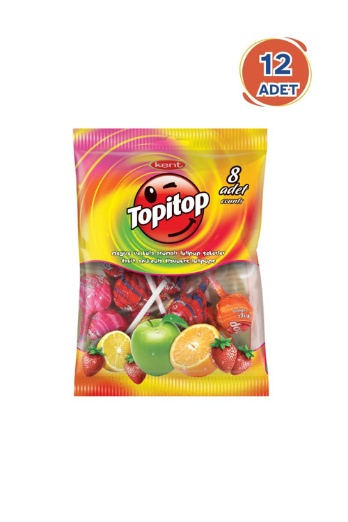 Meyveli Topitop 8 x 11 g - 12 Poşet