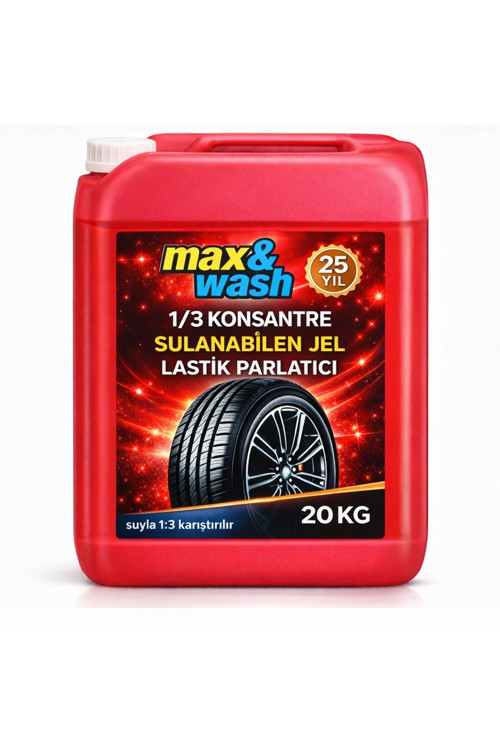 20Kg 1/3 Konsantre Sulanabilen Jel Lastik Parlatıcı