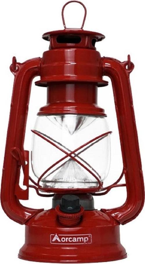 Retro Led Kamp Feneri Kırmızı