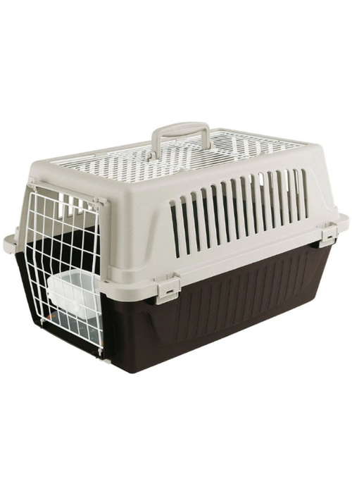 Atlas 10 Kedi Ve Köpek Üstü Açık Taşıma Çantası Siyah
