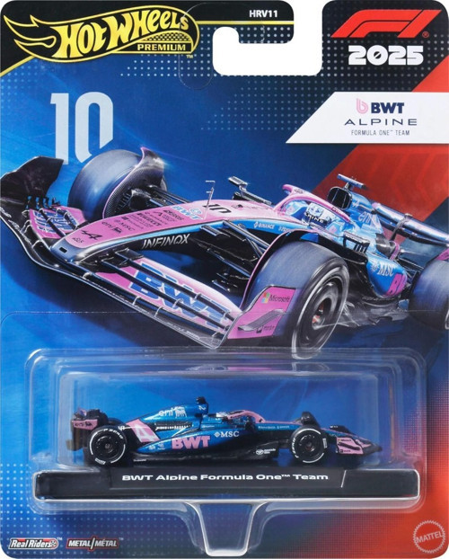 HOT WHEELS Premium Formula 1 Yarış Arabası Alpine Gasly - HRV11-JKD82