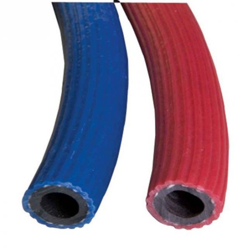 OKSİJEN HORTUM KIRMIZI MAVİ ÇİFTLİ 8 MM. (1 METRE FİYATIDIR.)