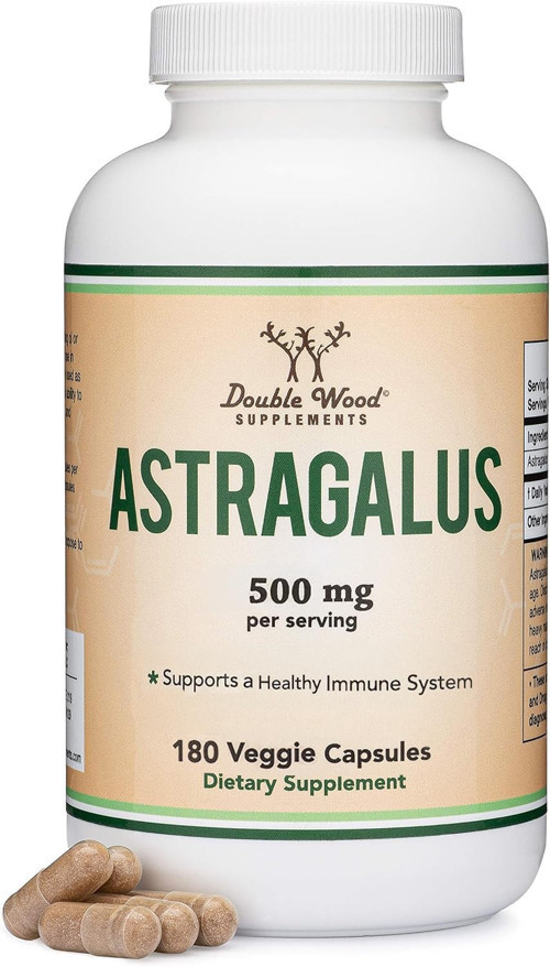Immune Support Boosting Astragalus 500mg 180 Caps