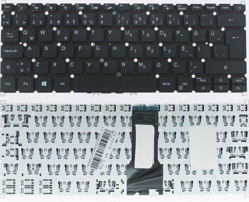 Acer ile Uyumlu Swift 3 SF314-54G uyumlu Laptop Klavye Siyah