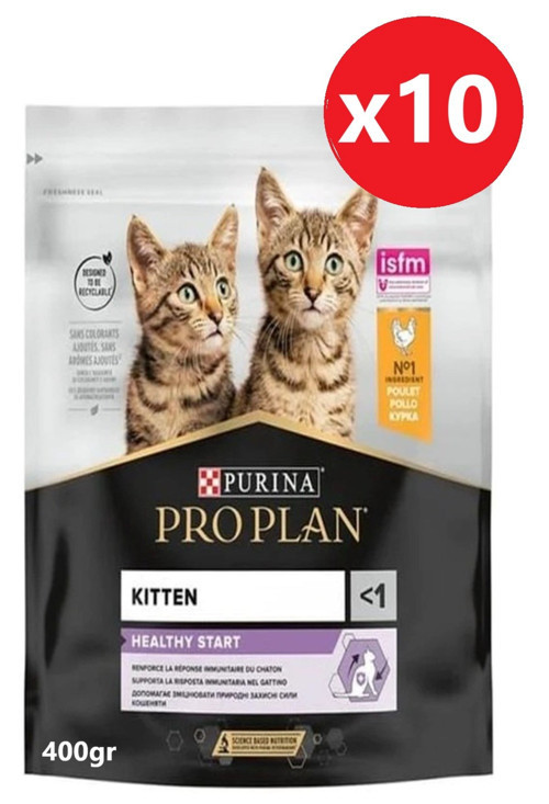 Junior Tavuklu Yavru Kedi Maması 400 gr*10 Adet