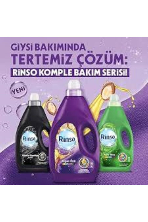 üçü birarada-Komple Bakım Sıvı Deterjanı 3 lt Argan Özü ve 3 lt Aloe Vera ve 3 lt Kömür Siyahlığı