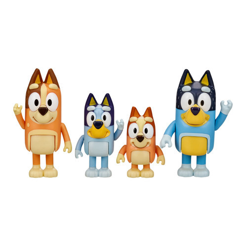 Bluey 4'lü Figür Seti - Bluey & Family 19201