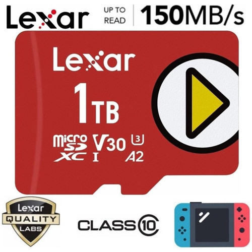 Play LMSPLAY001T-BNN UHS-I U3 A2 V30 1 TB Micro SD Kart
