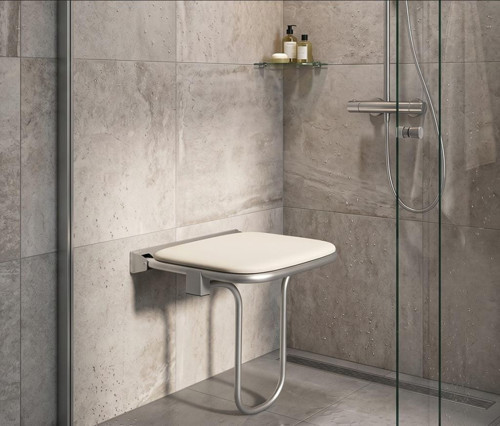 Plastik Engelli Duş Oturağı 43x41.5x39.5 cm ,304 KALİTE PASLANMAZ