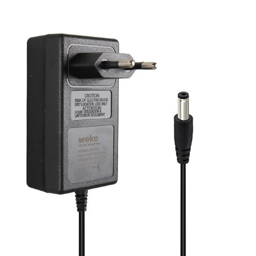8.4 Volt - 2 Amper 5.5X2.5Mm Uçlu Priz Tip Kırmızı Yeşil Ledli Yerli Üretim Akü Şarj Adaptörü