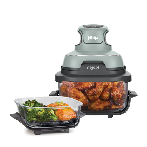 Crispi 4 in 1 Taşınabilir Cam Hazneli Pişirme Sistemi - Sage Green