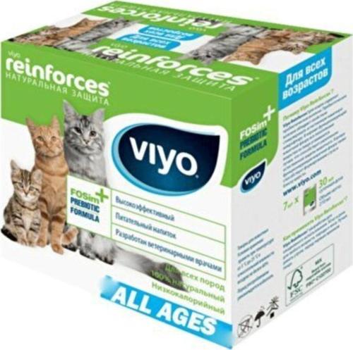 Viyo Reinforces Tüm Yaş Grubu Kediler Için Ek Besin Takviyesi 7X30 Ml