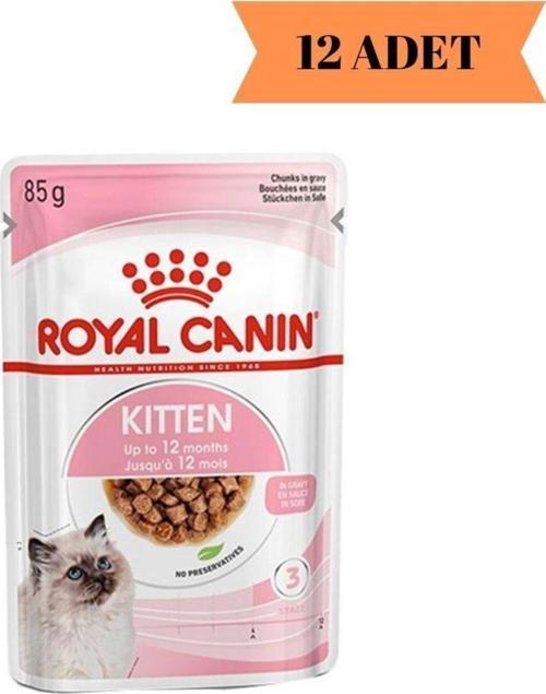 Kitten Gravy Yavru Kedi Yaş Maması 85 Gr x 12