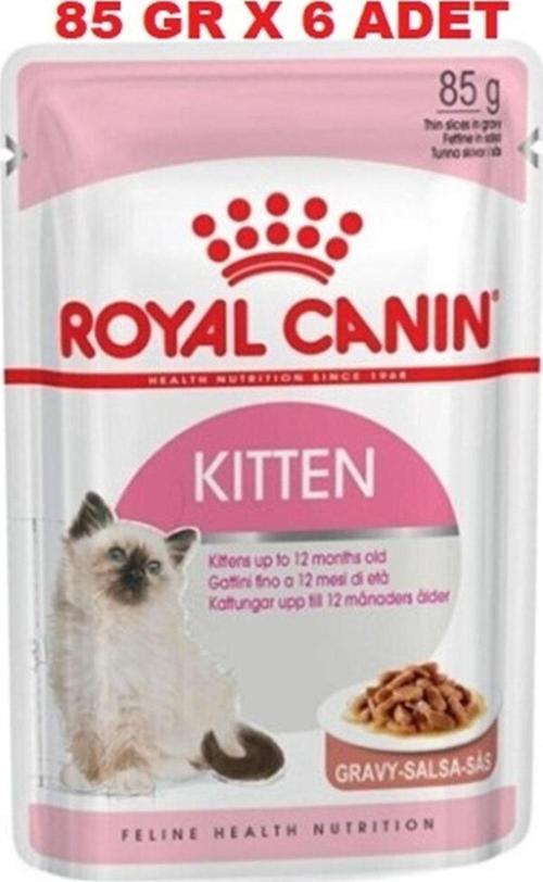 Kitten Pouch Gravy 85 Gr X 6 Adet