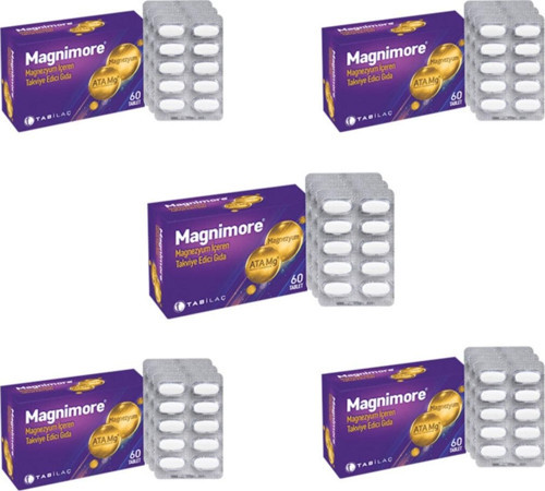Antalya Yıldızlar Magnimore Plus 60 Tablet X 5 Adet