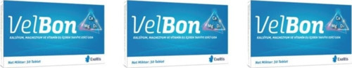 Velbon 30 Tablet 3'lü Paket