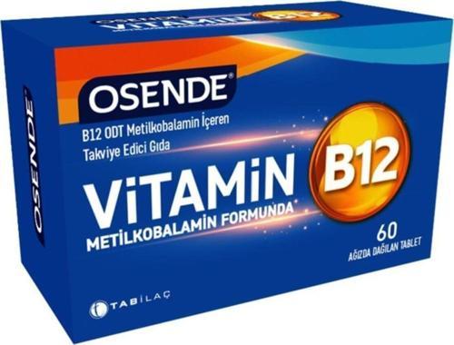 Vitamin B12 60 Ağızda Dağılan Tablet