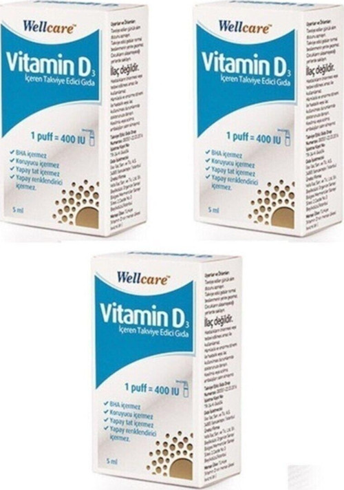Vitamin D3 Sprey 400 Iu 3 'lü