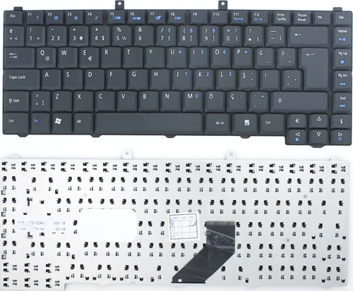 Acer Aspire 1670 3100 5100 5110 5610 Notebook Klavyesi - TR