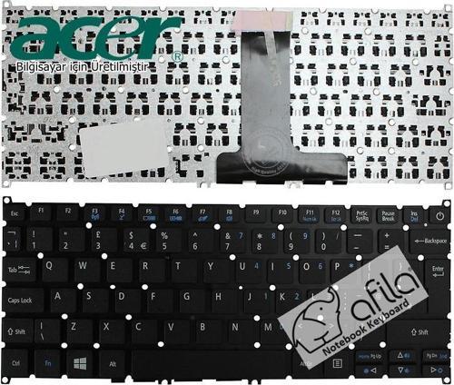 Acer Aspire ES1-132 Notebook Klavyesi - Siyah - TR