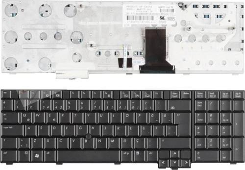 Hp Elitebook 8730 8730w 8730g 8730p Notebook Klavyesi PointStick'li 494002-031, 468777-141, V070626AK1 (TR Stiker)