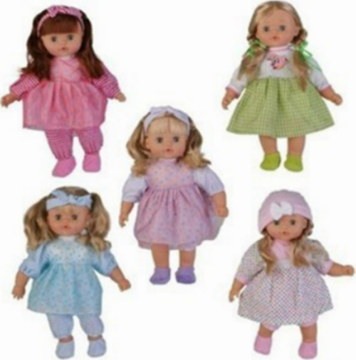 Halley 62001 40 cm Lara Sesli Et Ve Bez Bebek Bebek Oyuncak