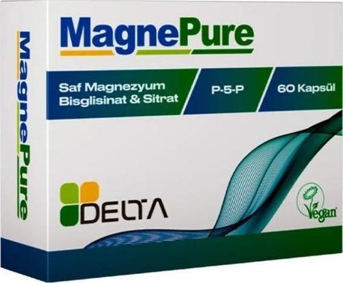 Magnepure Saf Magnezyum Bisglisinat & Sitrat 60 Kapsül