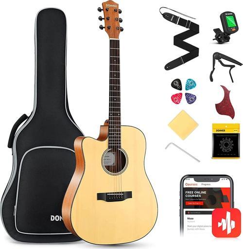 DAG-1CL Solak Akustik Gitar Paketi (Natural)