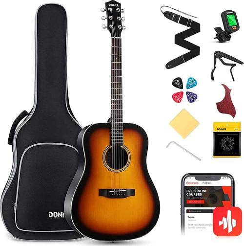 DAG-1S Akustik Gitar Paketi (Sunburst)