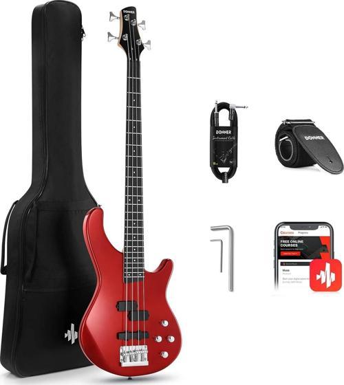 DPJ-100 PJ-Style Bas Gitar (Kırmızı)