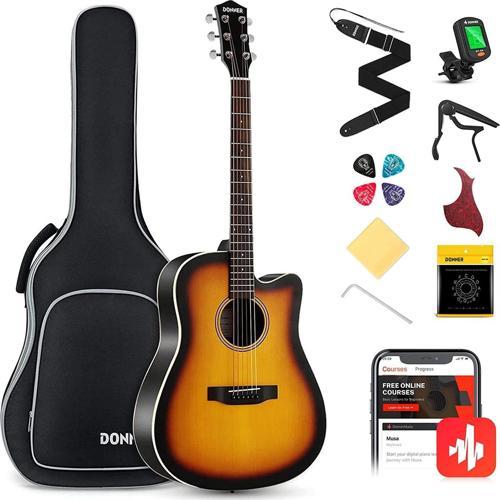 EC1020 Cutaway Akustik Gitar Paketi (Sunburst)