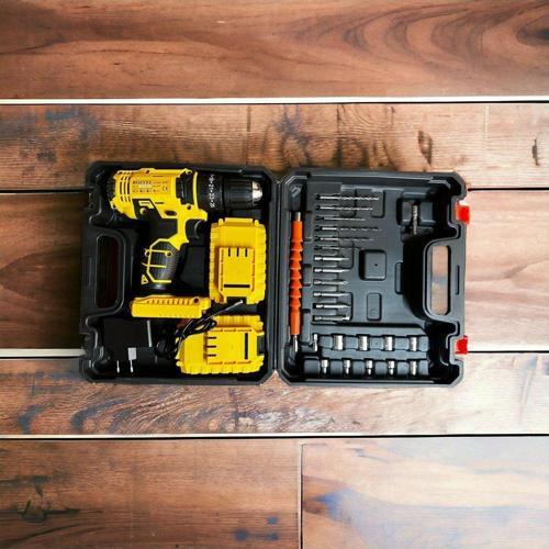 Şarjlı Matkap Ve Uç Takımı Set 24Watt