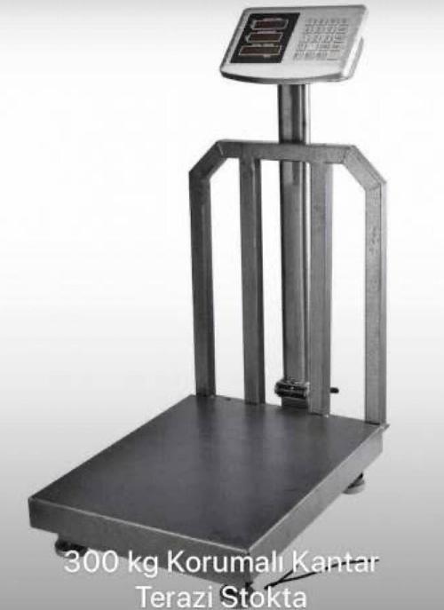300 Kğ Terazi Orjinal Elektronik Terazi Şarjlı Kantar Arka Korumalı Tartı 40X50 cm Tabla