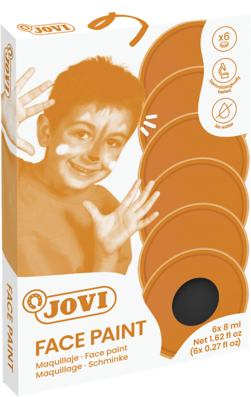 JOVI 171U KREM YÜZ BOYASI 8ML SİYAH - 6'LI KUTU