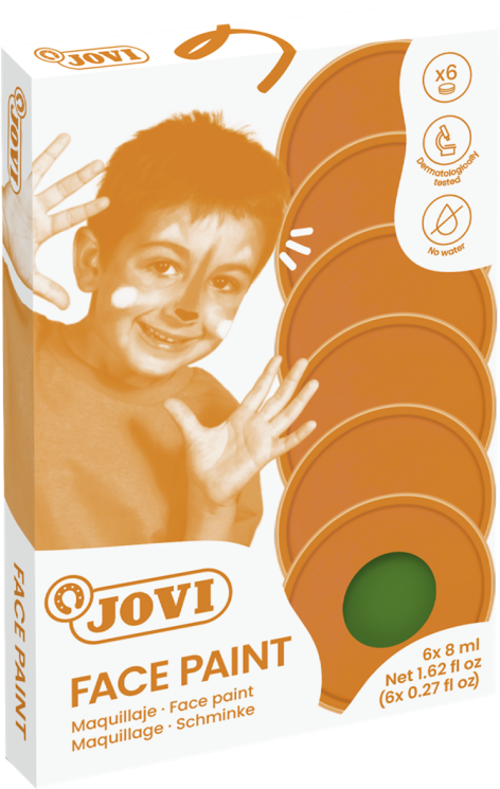 JOVI 171U KREM YÜZ BOYASI 8ML YEŞİL - 6'LI KUTU