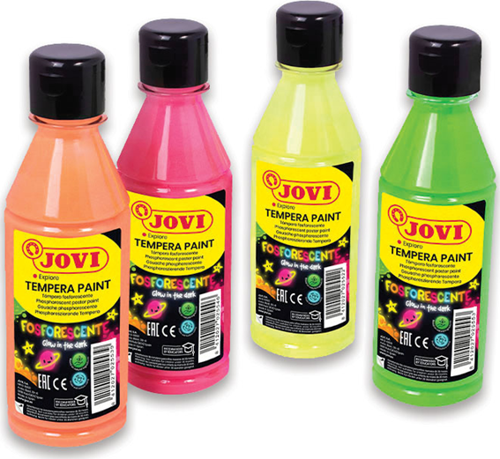 JOVI 519 GUAJ BOYA KARANLIKTA PARLAYAN FOSFORLU 250ML SARI
