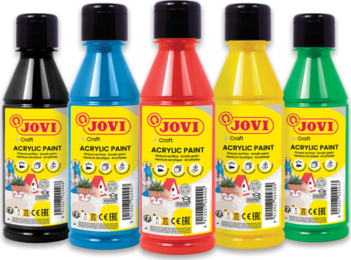 680 JOVIDECOR AKRİLİK BOYA 250 ml SİYAH