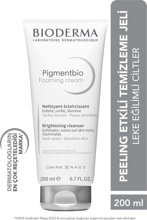 Pigmentbio Foaming Cream Leke Karşıtı Aydınlatıcı Peeling Etkili Yıkama Jeli Yüz Ve Vücut 200 ml