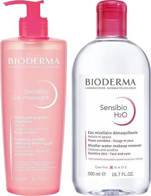 Sensibio H2o 500 Ml+ Sensibio Gel Moussant Foaming Gel 500 ml