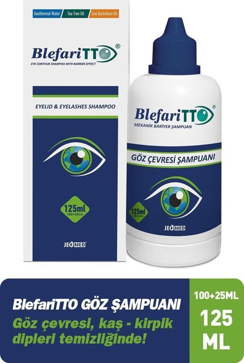 BLEFARİ GÖZ ÇEVRESİ ŞAMPUANI 125 ML ( 100 25 ML ) (ÇAY AĞACI YAĞI / TEA TREE OIL)